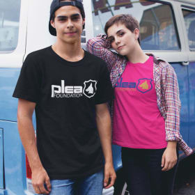 Photo of PLEA Foundation Logo T-Shirt- Black