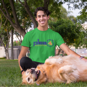 Photo of PLEA Foundation Logo T-Shirt- Green