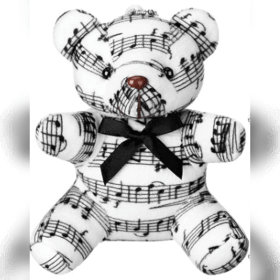 Stuffed Music Bear item