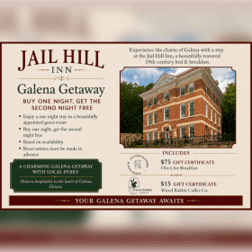 Jail Hill Inn Galena Getaway — Buy One Night, Get One Free item