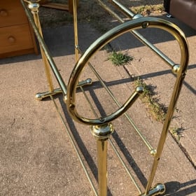 Vintage Brass blanket or towel stand item