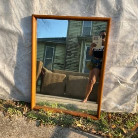 Vintage Oak mirror item