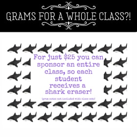 Jawsome Halloween Grams - Class Sponsorship item