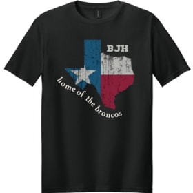 25-26 Retired Black TX Broncos T-Shirt item