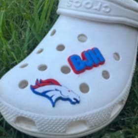 BJH or Broncos Initial Croc Charm item