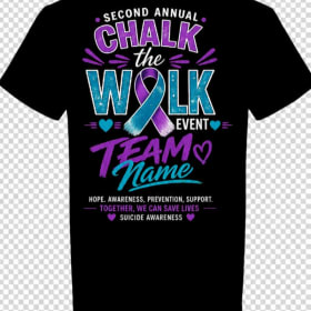 2026 Chalk the Walk Event TEAM Shirts item