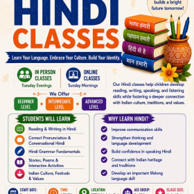 Hindi Classes (In-person) item