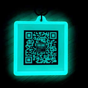 Porte clé phosphorescent / Glow-in-the-Dark Keychain item