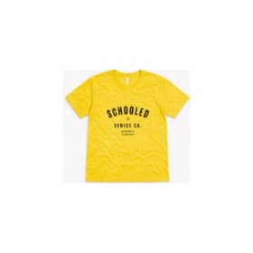 'Schooled in Venice' Tee - Black Letters item
