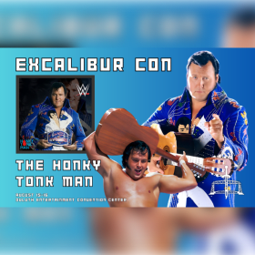 Honky Tonk Man Autographed banner item
