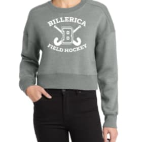 Photo of Women's Fleece Cropped Crew (DT1105 HthStl)