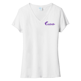 Photo of Women's Tri-Blend V-Neck - Traditional Creekside Logo