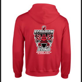 Red Scorpion Zip-up Hoodie item