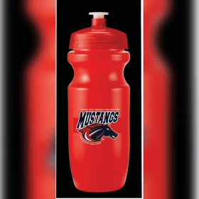 Red Plastic Water Bottle item