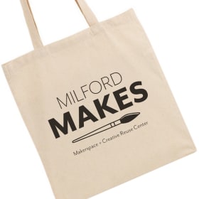 Milford Makes Canvas Tote item