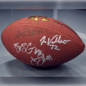 2013-2014 New England Patriots Autographed NFL Football item
