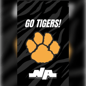 Garden Flag - Go Tigers Paw Print NA item