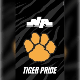 Garden Flag - NA Paw Print Tiger Pride item