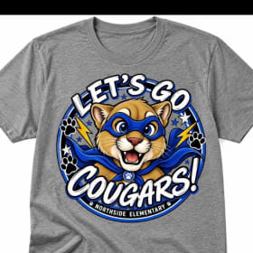 Adult T-shirt - Cougar Superhero item