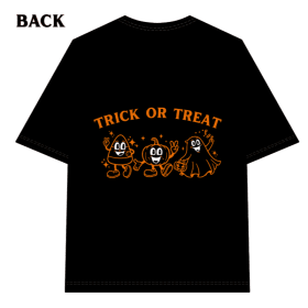 ADULT Halloween T-shirt (2XL) (black) item