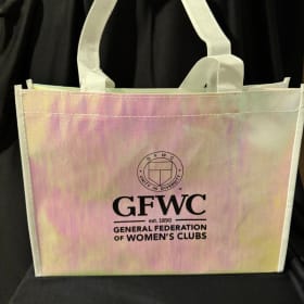 GFWC Logo Iridescent Tote Bag item