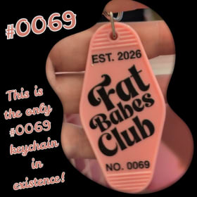 Fat Babes Club #0069 Keychain item