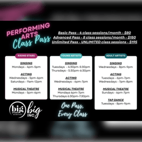 B.I.G. Unlimited Performing Arts Classes: Adult item