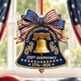 America 250 Liberty Bell Christmas Ornament item
