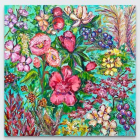 "Masters in Bloom" - B Fos Painting item
