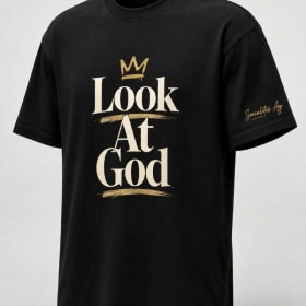 🙌🏽✨ LOOK AT GOD — Statement Tee ✨🙌🏽 item
