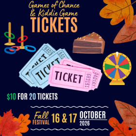 Games of Chance/Kiddie Booth Tickets item