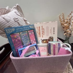 "Booked, Busy, & Cozy" Basket item