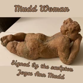 A Mudd Woman sculpture by Joyce Ann Mudd item