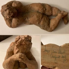A Mudd Woman sculpture by Joyce Ann Mudd item