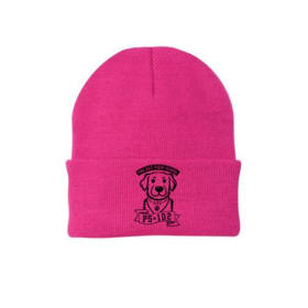 Neon Pink Leo Beanie item