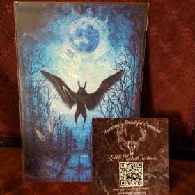 Mothman print by SM Morbid Creations item