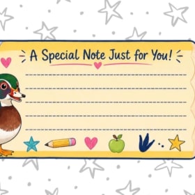 Wood Duck Wishes Pencilgram item