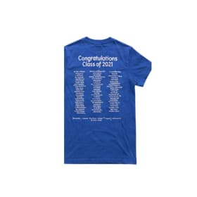 Vintage 'Class of 2021' Graphic Tee item