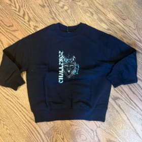 Black Crewneck Geo Sweatshirt item