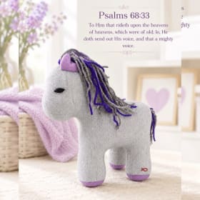 Handmade Scripture Horse – Psalm 68:33 item