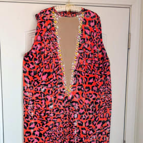 Miss Terra Cotta's Jeweled Animal Print Dress item