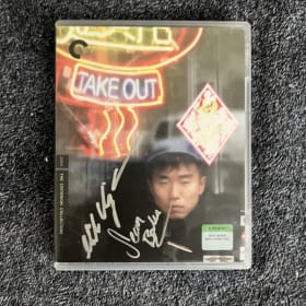 TAKE OUT CRITERION BLU SIGNED BY SEAN BAKER SHIH-CHING TSOU item