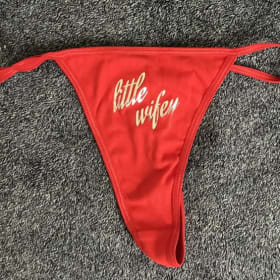 ANORA “LITTLE WIFEY” THONG SIZE LARGE NEW, OPEN BAG item
