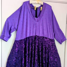 Miss Terra Cotta's Purple Reign Dress item