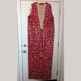 Miss Terra Cotta's Jeweled Animal Print Dress item