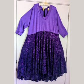 Miss Terra Cotta's Purple Reign Dress item