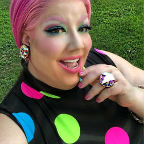 Miss Terra Cotta's Polka Dot Princess Dress item