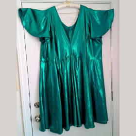 Miss Terra Cotta's Emerald Elegance Dress item