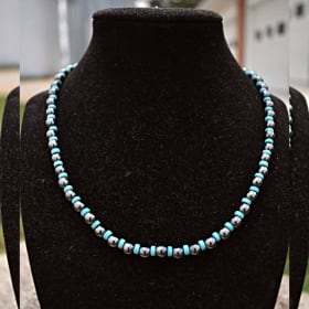 Turquoise Beaded Jewelry Set item