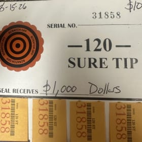 120 Tip Jar Serial#31858 item
